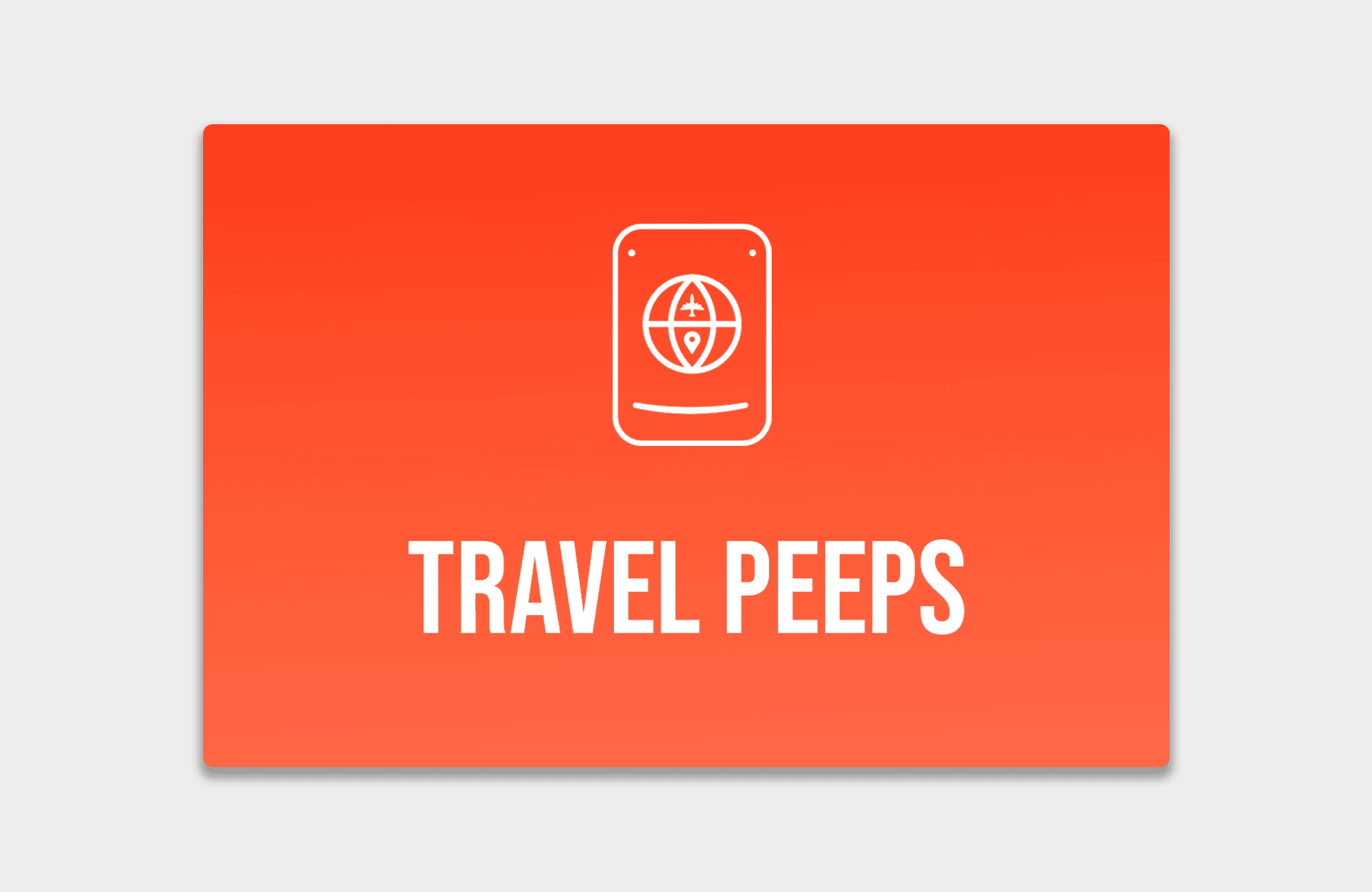 Travel Peeps App