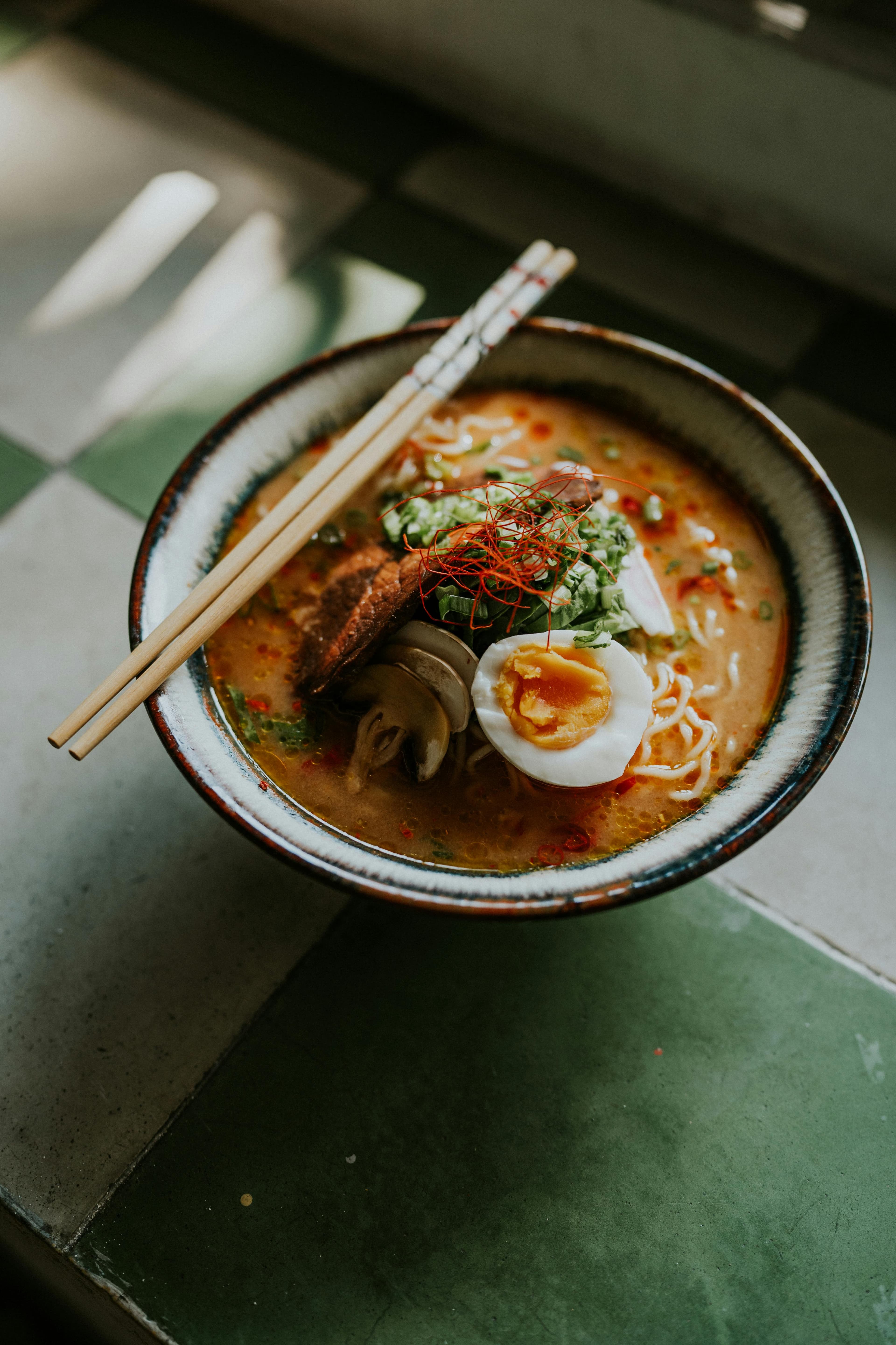 A bowl of ramen