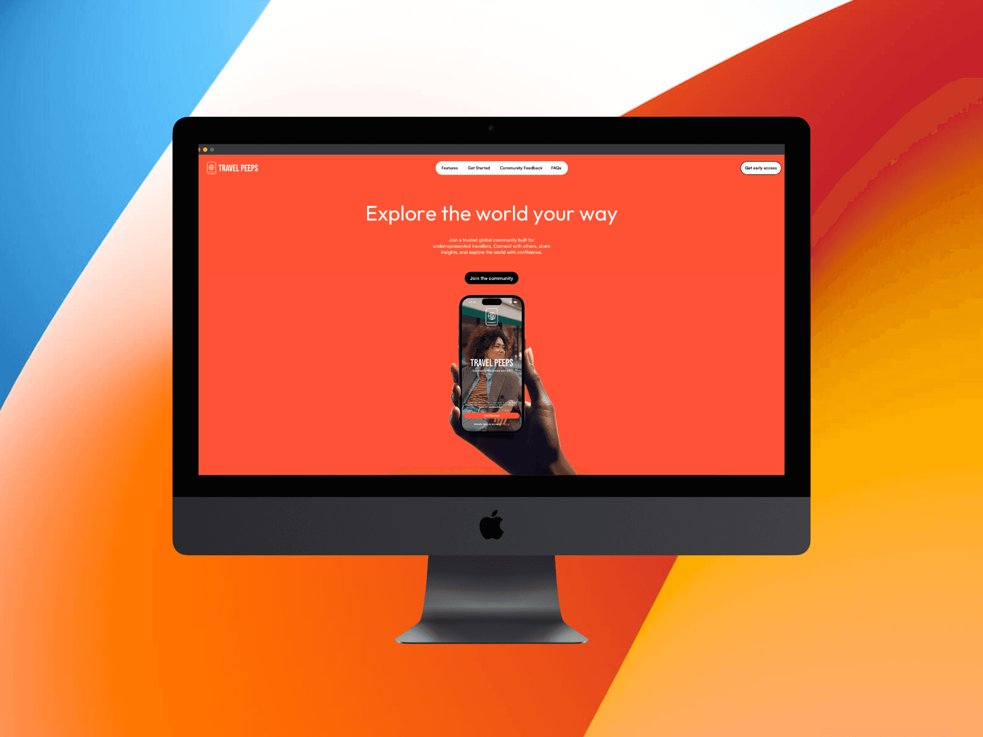 Travel Peeps website screen
